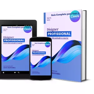 Imagem de capa para o Ebook Guia Completo Como Usar o Canva