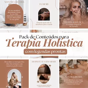 Imagem de capa para o Curso online Pack de Artes Editáveis: Terapia Holística