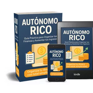 Imagen de portada para Ebook Autónomo Rico – Guía Práctica para Organizar tus Finanzas y Aumentar tus Ingresos