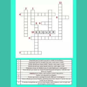 Imagem de capa para o Ebook Cruzadinha de Química Geral - Por Dentro da Química