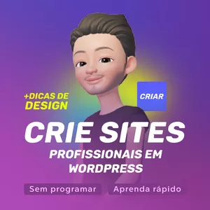 Imagem principal do produto CRIE sites Profissionais em Wordpress