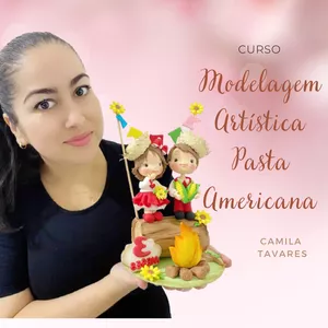 Imagem de capa para o Curso online Modelagem Artística em Pasta Americana