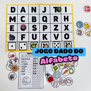 Imagem de capa para o Ebook Dado do Alfabeto