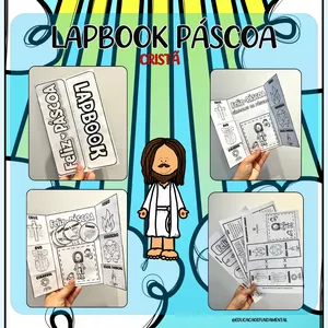 Imagem de capa para o Ebook LAPBOOK PÁSCOA CRISTÃ