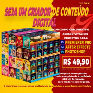 Imagem de capa para o Ebook ULTRA PACK 2022 PARA ADOBE PREMIERE, PHOTOSHOP E AFTER EFFECTS.