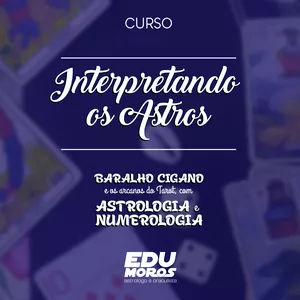 Imagem de Curso Completo para Interpretar Cartas: Baralho Cigano e os arcanos do Tarot com Astrologia e Numerologia criado por Barô Cigano Edu Moros na hotmart