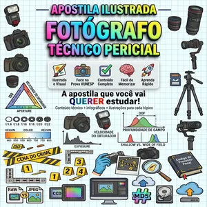 Imagem do curso Fotografia Pericial Explosiva: Resumos de Alta Fixação para Concursos