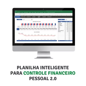 Imagem de capa para o Ebook PLANILHA INTELIGENTE PARA CONTROLE FINANCEIRO PESSOAL