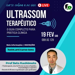 Imagem de capa para o Curso online Ultrassom Terapêutico: o guia completo para prática clínica