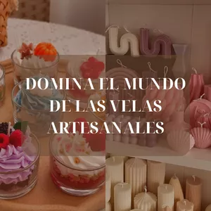 Imagen de portada para Curso online Domina el Mundo de  las Velas Artesanales