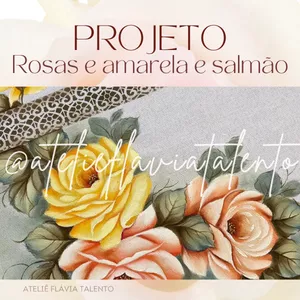 Imagem de capa para o Ebook PROJETO - ROSAS AMARELAS E SALMÃO