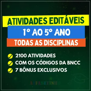 Imagem do curso ATIVIDADES - 1º AO 5º ANO - BNCC 2025