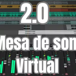 Imagem de capa para o Curso online TEMPLATES REAPER MESA DE SOM 2.0
