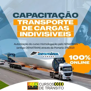 Imagem do curso Curso de Capacitação Condutores de Veículos de Transporte de Carga Indivisível - CETCI