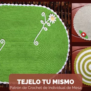 Imagen de portada para Curso online Patron de Crochet de Individual de Mesa
