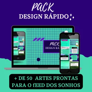 Imagem de capa para o Curso online Pack Design Rápido