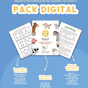 Imagen de portada para Ebook Pack de actividades Animales de la Granja