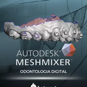 Imagem de capa para o Curso online Meshmixer para Odontologia
