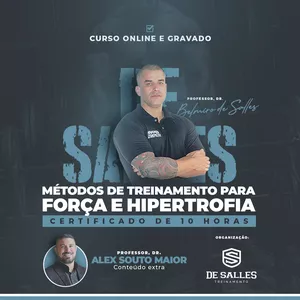 Imagem de capa para o Curso online [DESATIVADO] MÉTODOS DE TREINAMENTO PARA FORÇA E HIPERTROFIA: DA PRÁTICA A TEORIA