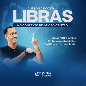 Imagem de Curso Básico de Libras no Contexto Religioso Cristão criado por Carlos Chaves na hotmart