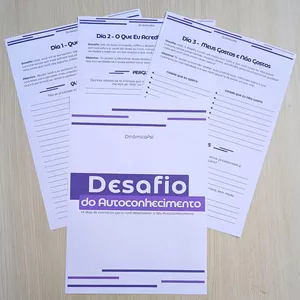 Imagem de capa para o Ebook Desafio do Autoconhecimento - 14 desafios