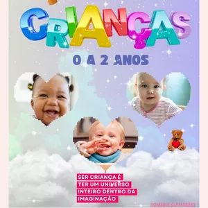 Imagem de capa para o Ebook SEMANA DAS CRIANÇAS BERÇARIO