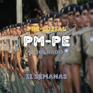 Imagem de capa para o Ebook Plano de Estudos PMPE (Pré edital) SD - 11 semanas