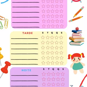 Imagem de capa para o Ebook Rotina Diária Infantil - Check List Diário