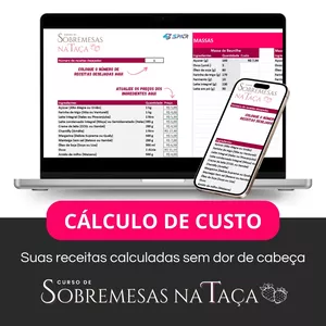 Imagem de capa para o Curso online Planilha de Cálculo de Custo de Receitas