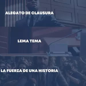 Imagen de portada para Curso online PROMO 30% OFF X 3 CURSOS: Alegato de Clausura / Lema-Tema / La fuerza de una Historia + 1 Taller Práctico