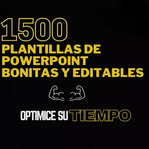 Cover image for Ebook 1500 plantillas de PowerPoint bonitas y editables