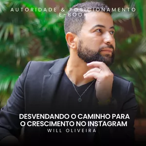 Imagem de capa para o Ebook Desvendando o caminho para o crescimento no instagram 