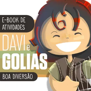Imagem de capa para o Ebook Davi e Golias (Atividades bíblicas)