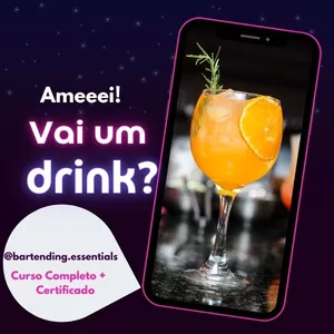 Imagem do curso Curso de Bartender: Transforme sua Paixão por Coquetéis em uma Carreira de Sucesso.