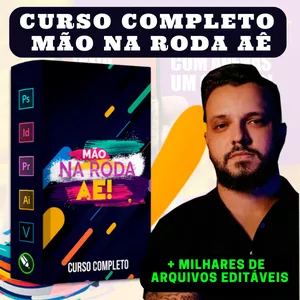 Imagem de capa para o Curso online Curso Mão Na Roda Aêêê + Arquivos Editaveis Presets Photoshop, After Effects, Premiere, Corel Draw...