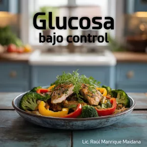 Imagen de portada para Ebook Recetario: Glucosa Bajo Control