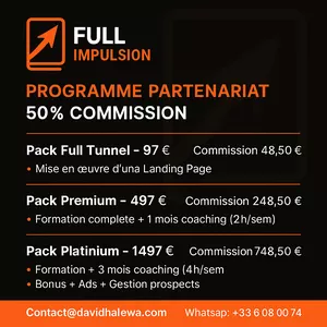 Image de couverture pour le Cours en ligne 🔥 Offre Signature "FULL IMPULSION" : "Business Accélérateur 90J"