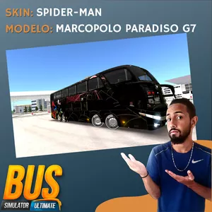 Imagem de capa para o Curso online Skin Spider-Man - Marcopolo Paradiso G7