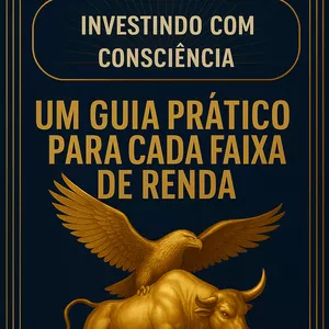 Imagem de capa para o Ebook Investindo com Consciência – Um Guia Prático para Cada Faixa de Renda 