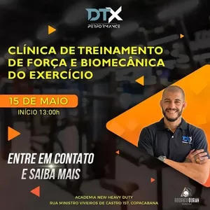 Imagem de CLÍNICA DE TREINAMENTO DE FORÇA E BIOMECÂNICA DO EXERCÍCIO criado por RODRIGO DURAN na hotmart