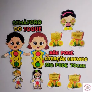 Imagem de capa para o Ebook Painel Semáforo do Toque Maio Laranja🌻