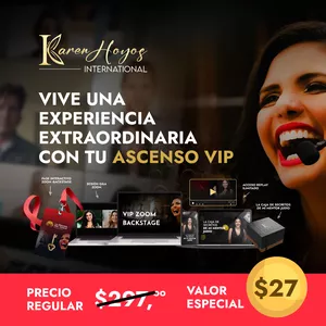 Imagen de portada para Curso online ASCENSO VIP LA SEMANA DEL COACH CON KAREN HOYOS.