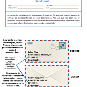Imagem de capa para o Ebook Atividades de Produção Textual - Carta - 38 páginas