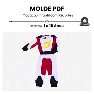 Imagem de capa para o Ebook MOLDE MACACÃO INFANTIL COM RECORTES