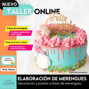 Imagen de portada para Curso online Curso de elaboración de merengues