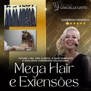 Imagem de capa para o Evento presencial Congresso Nacional de Mega Hair e Extensões