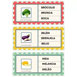 Imagem de capa para o Ebook Leitura. Frutas e legumes