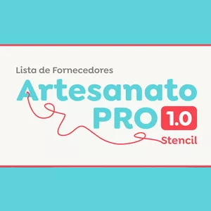 Imagem de capa para o Ebook ArtesanatoPRO 1.0 - Stencil
