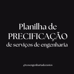 Imagem de capa para o Ebook Planilha de Precificação de Serviços para Engenheiros, Arquitetos e profissionais da construção