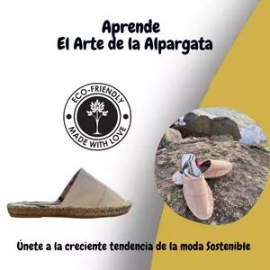 Imagen de portada para Curso online Aprende y vende el arte de las alpargatas personalizadas